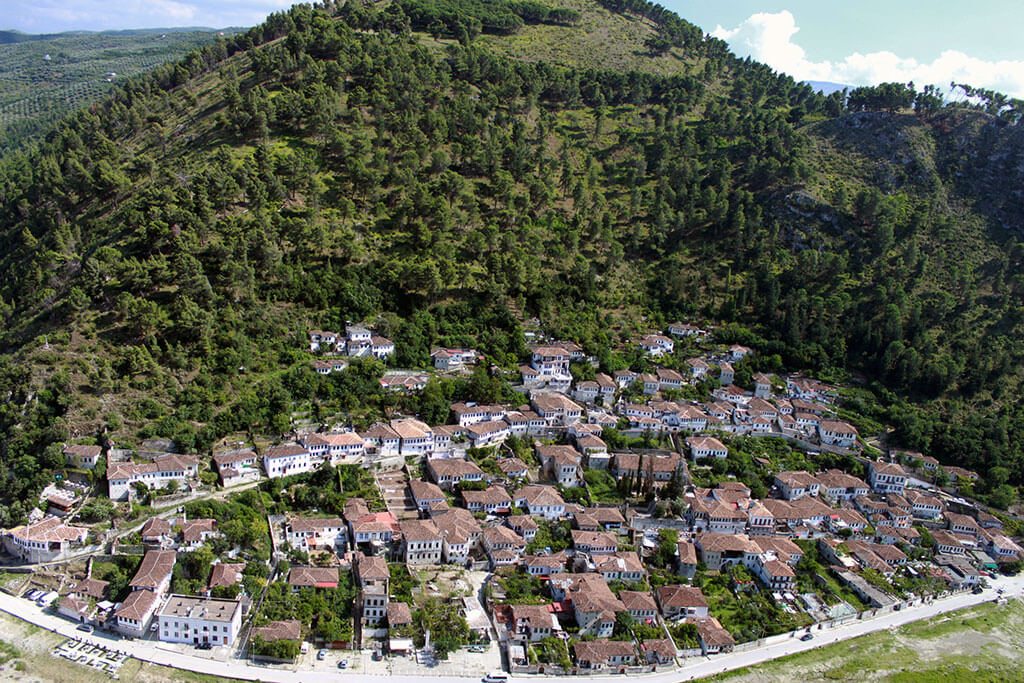 View from Berat Castle