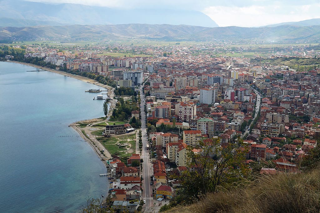 Pogradec from Kalaja