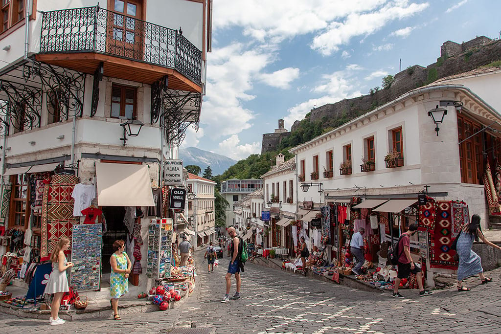 Old Bazaar in Gjirokastra