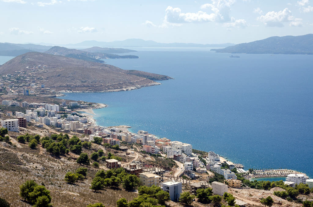 View from Lekuresi Castle