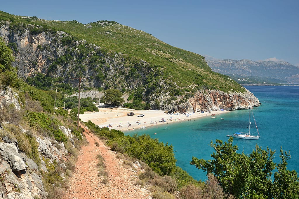 Road to Gjipe Beach