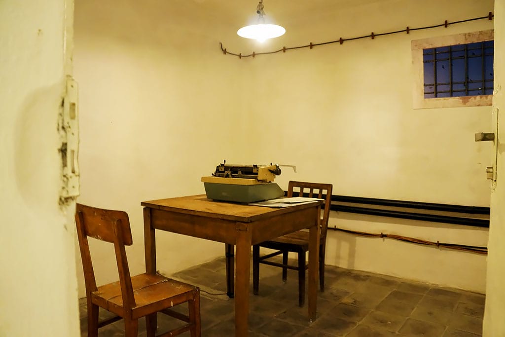 Bunk'Art 2 interrogation room