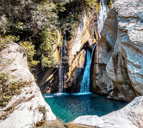 Bogove Waterfall Albania